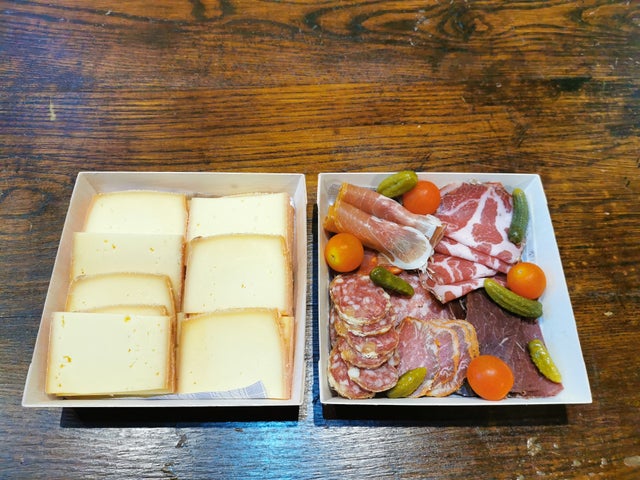 raclette platter for 2