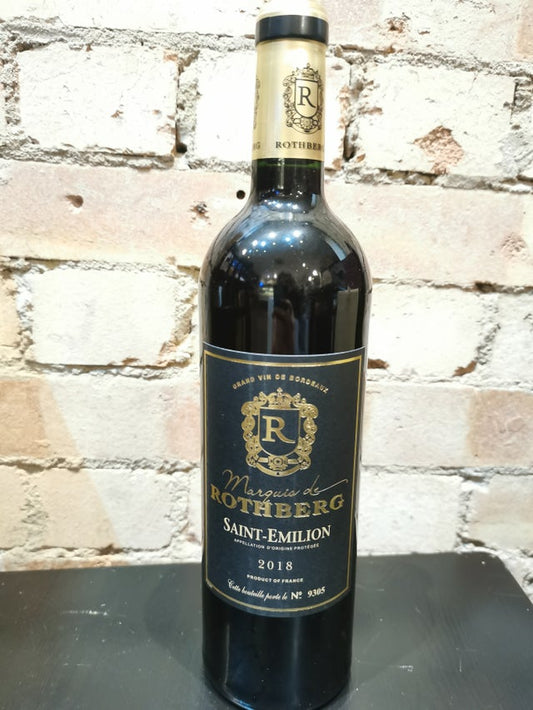 Saint Emilion Bordeaux Marquis de Rothberg 2019